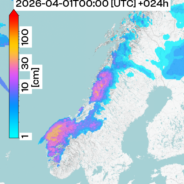 Neuschneemenge +24h